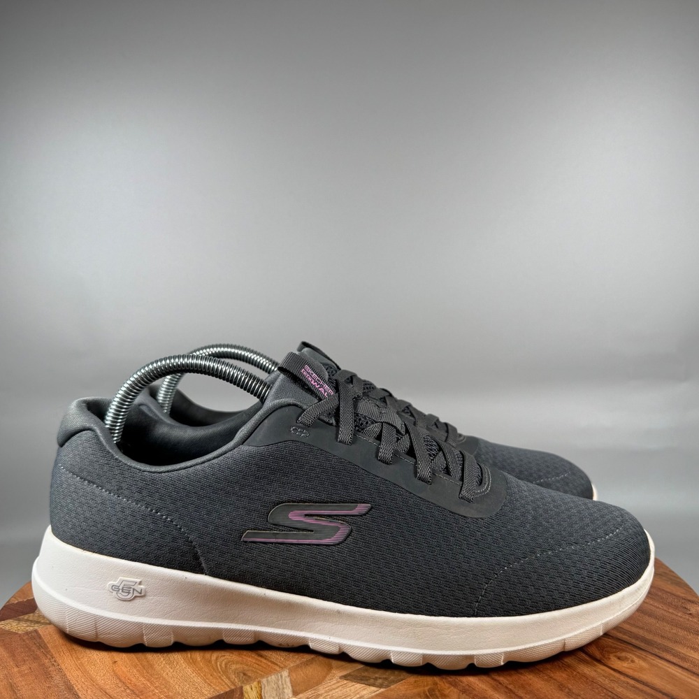 Skechers GoWalk Joy Charcoal Grey Women 10.5 Walking Shoes 124094NA 5GEN Mesh